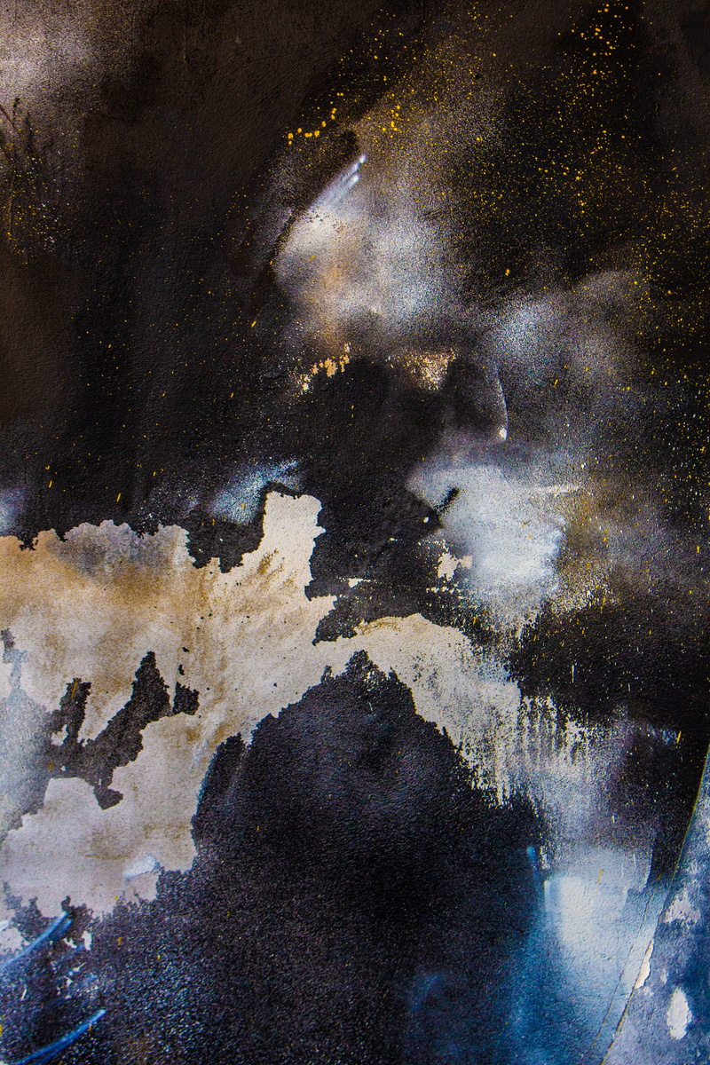 space, close-up, space exploration, astronomy, mystery, no people, dust, yellow, graffiti, blue, galaxy, black, pattern, colour, paint, star - space, beauty in nature