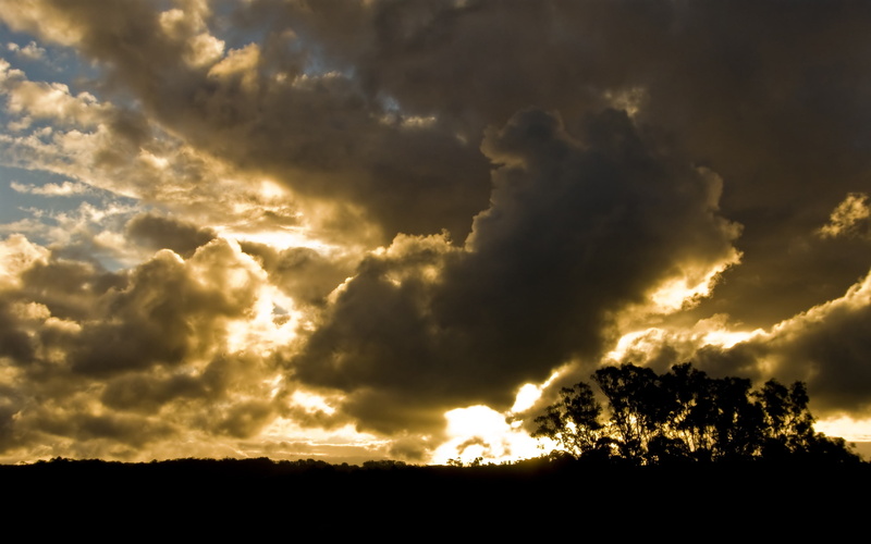2K, stormy, skies, sunset, clouds