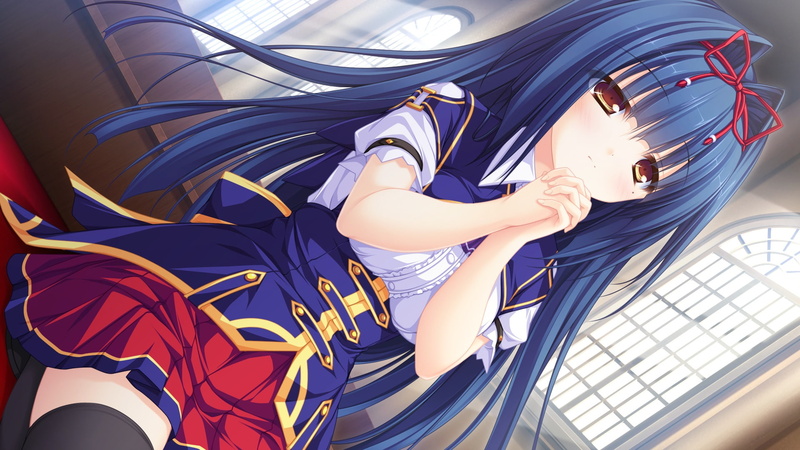 justy, ootsuki, karin, blush, eyes, seifuku, blue, zettai, game, 1080P, yellow, long, mikagami, hair, thighhighs, mamizu, ryouiki, whirlpool, nasty