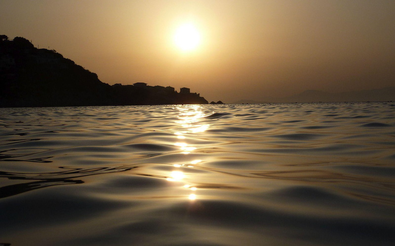 beaches, water, body, sun, rising, sunrise, morning, 1920x1200, sea, 1080P