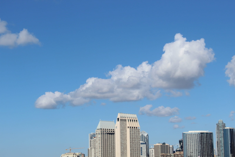 beauty in nature, skyline, urban, nature, tall - high, cloud - sky, high, city, modern, daylight, rise, day, offices, built structure, no people, skyscraper