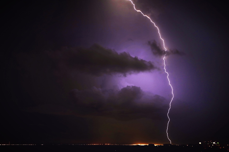 4K, light - natural phenomenon, communication, power in nature, cloud - sky, outdoors, dramatic sky, sign, lightning, strike, forked lightning, warning sign