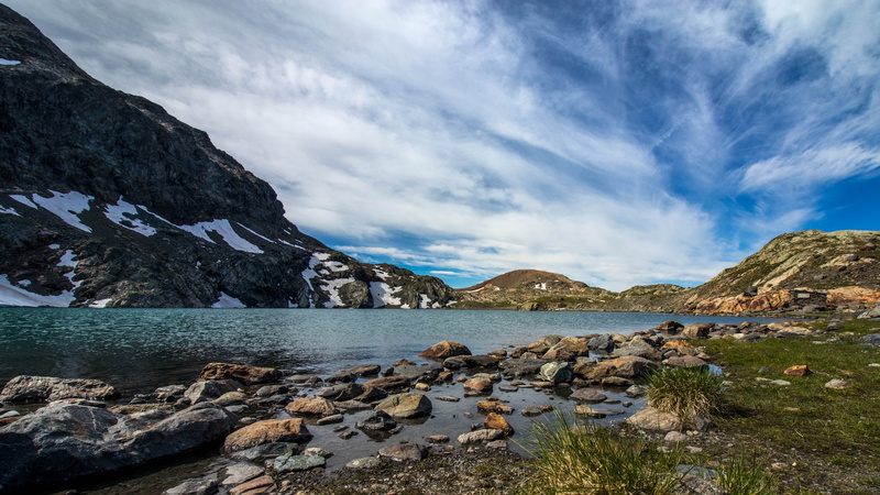 Alpes, daytime, scenics, summer, 5K, Sandrine, Au, body, bord, Landscape, outdoors, Alps, nature, montagne, mountain, near, du, water, lac, lake, body of water