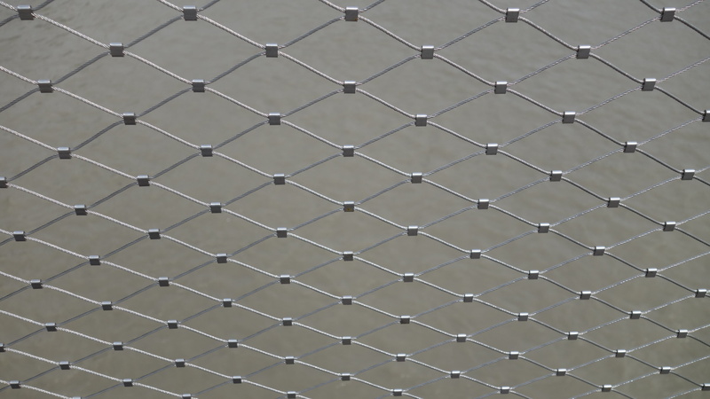 repetition, pattern, barrier, railing, chainlink fence, full frame, silver colored, protection, focus on foreground, boundary, lines, design, security