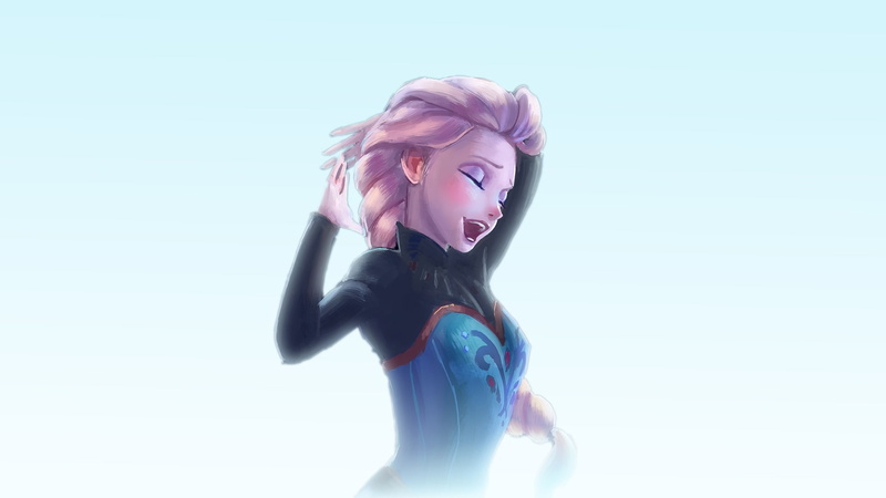 figure, Elsa, Cold Heart, 1080P, Frozen