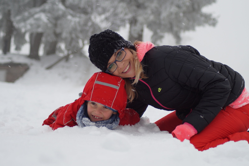 smiling, positive emotion, girls, heart, white, sport, one, momma, child, meringue, warm clothing, hat, trip, people, adorable, two people, lovely, season