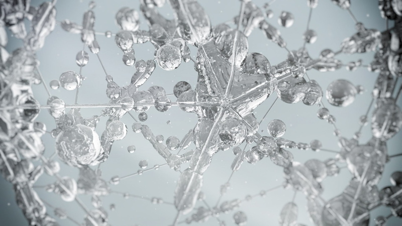 focus on foreground, drop, cold temperature, nature, vulnerability, close-up, purity, water, abstract, rain, beauty in nature, ice, digital art, selective focus