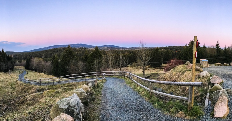 scenics - nature, sky, architecture, highlands, landscape, boulder, built structure, tranquil scene, brocken railway, mountain, resin, beauty in nature
