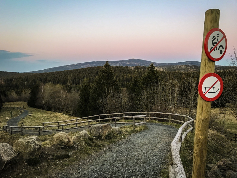 highlands, forest, number, tree, landscape, speed limit sign, plateau, information, nature, transportation, bridge, connection, plant, no people, view