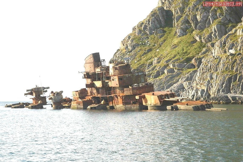 corroded, Wreck, 480P, battleship, Vehicles, Warship
