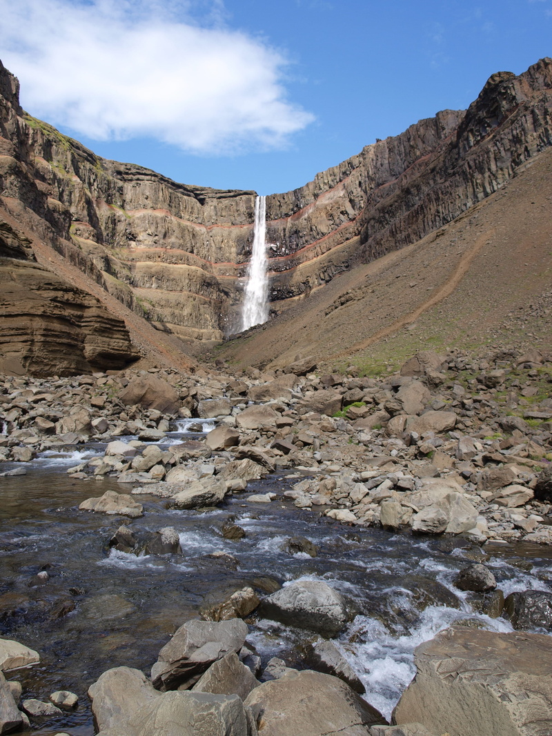 water, arid climate, nature, flowing, rock formation, landscape, tranquil scene, non-urban scene, Svartifoss, beauty in nature, Waterfall, environment