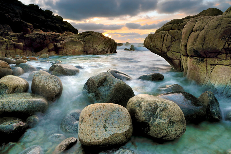 stone - Object, Cape Cornwall, daytime, England  rocks, exposure, beach, britain, scenics, tide  cove, shoreline, coast, sunset, timelapse photography