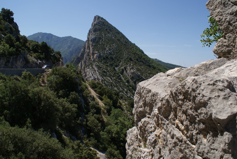 mountain peak, land, france, environment, outdoors, no people, landscape, day, water, 4K, summer, gates canyon of the verdon gorges, travel, rock, tree