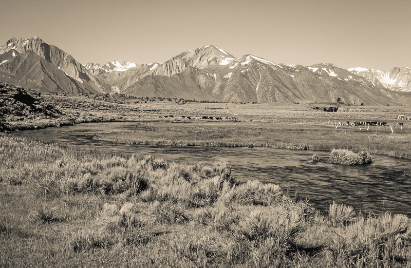 drive, mountain range, seen, river, natural, cold temperature, mountains, colorful, no people, ranchland, snow, environment, winter, summer, black and white