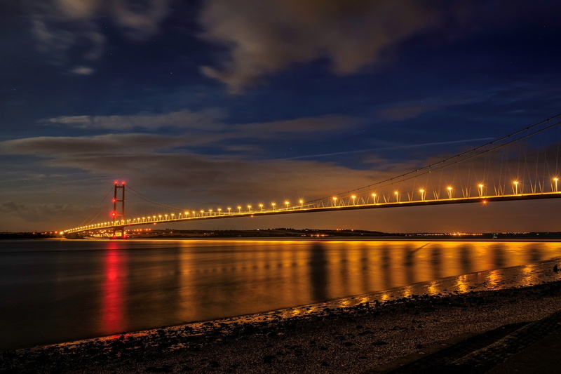 Humber Bridge, bridge, England, 1080P