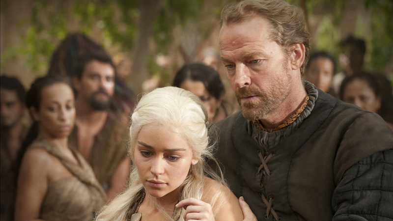 1080P, Iain Glen, TV Show, Jorah Mormont, Emilia Clarke, Game Of Thrones, Daenerys Targaryen