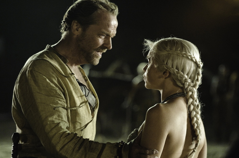 Emilia Clarke, Iain Glen, TV Show, Jorah Mormont, Daenerys Targaryen, Game Of Thrones, 4K