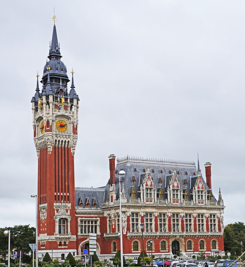 tower, travel destinations, the past, north sea, port city, town hall tower, spire, history, english channel, day, sky, france, facade, building exterior