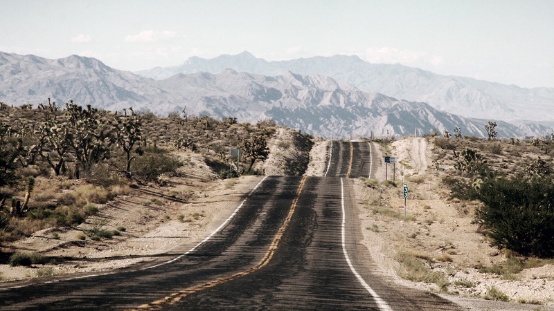 2K, Arizona, landscape, desert, mountains, road