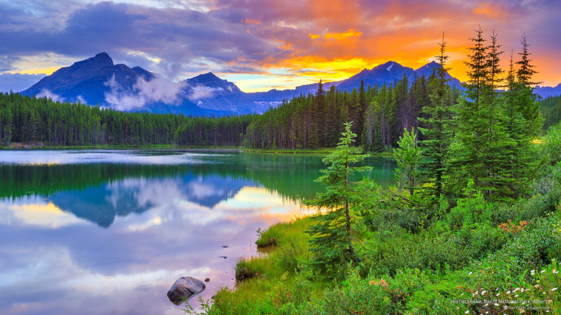 herbert, 2K, National Parks, park, alberta, banff, national, lake