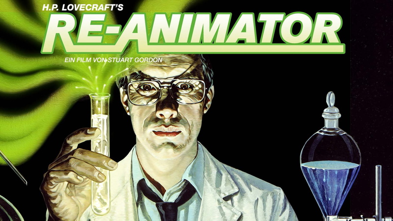 1080P, Herbert West (Re-Animator), movie poster, Re-Animator