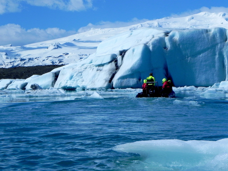 iceberg - ice formation, environment, glacier lagoon, waterfront, sea, blue, Glacier, water, black, iceberg, cold temperature, ice, scenics - nature, body