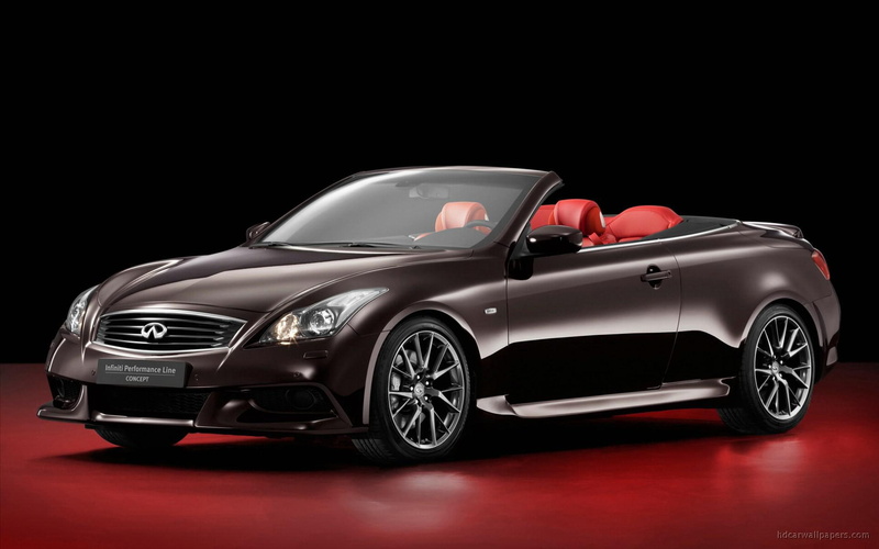 convertbile, cars, ipl, 2010, concept, 1080P, infiniti, black, cabrio, g