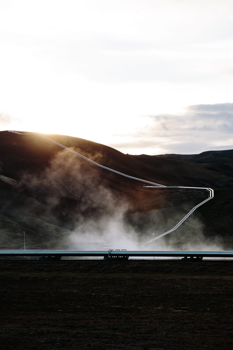 mode of transportation, grand island, outdoors, sky, transportation, nature, cloud - sky, sunrise, sunlight, iceland, smoke - physical structure, motion
