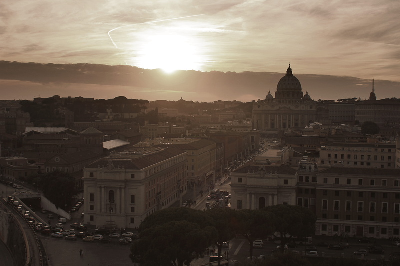 cityscape, castel santangelo, city life, italy, vaticano, built structure, travel destinations, 5K, rome, sunlight, no people, dome, vatican, building exterior