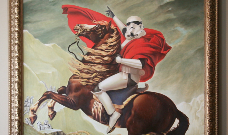 abstracto, Soldado, Montado, 1080P, Imperial, Caballo, Humos