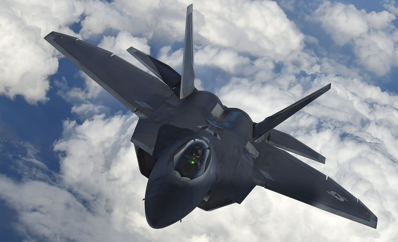 Lockheed Martin F-22 Raptor, Jet Fighters, 2K, Airplane