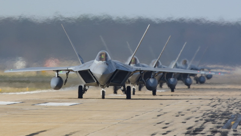 1080P, Jet Fighters, Jet Fighter, Aircraft, Lockheed Martin F-22 Raptor, Warplane