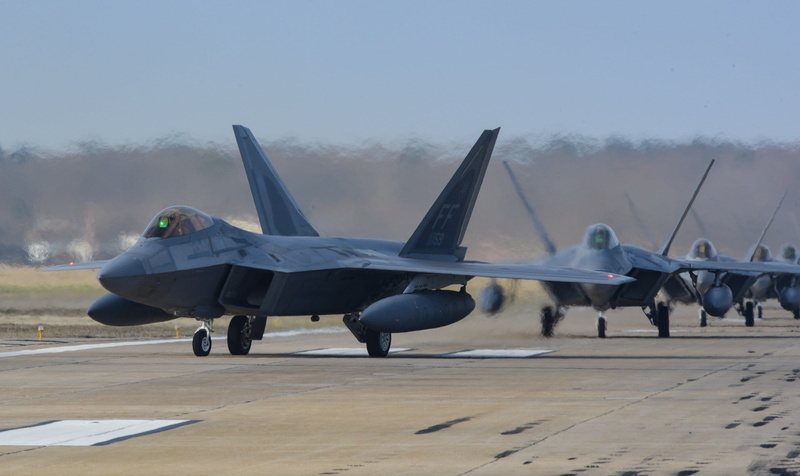 Aircraft, Jet Fighter, Jet Fighters, Lockheed Martin F-22 Raptor, Warplane, 1080P