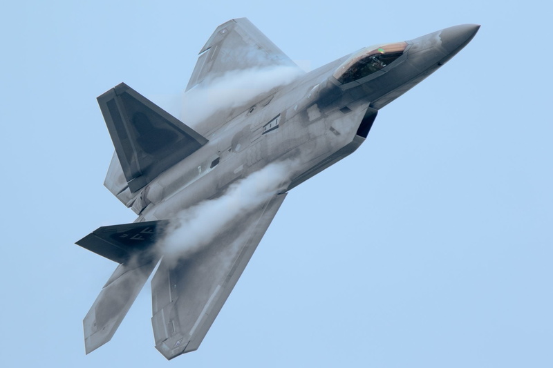 Jet Fighter, 1080P, Aircraft, Lockheed Martin F-22 Raptor, Warplane, Jet Fighters