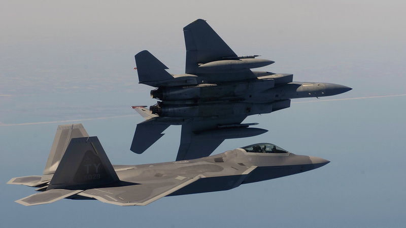 military, 22 Raptor, mcdonnell douglas f, 3159x1777 px, US Air Force, 2K, Lockheed Martin F, f