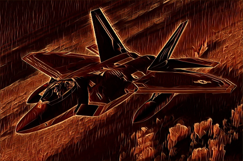 Jet Fighters, Lockheed Martin F-22 Raptor, 1080P