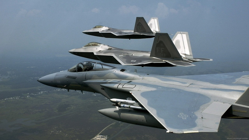 Lockheed Martin F-22 Raptor, 1080P, Jet Fighters