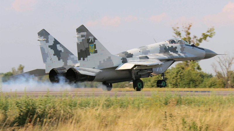 Mikoyan MiG-29, 1080P, Jet Fighter, Ukrainian Air Force, Jet Fighters