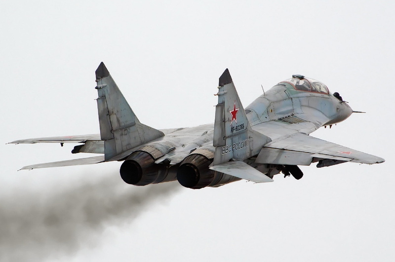 army, air vehicle, sky, on the move, no people, 1080P, transportation, white, flying, outdoors, Aircrafts / Planes, government, mig, day, gurevich, aircraft
