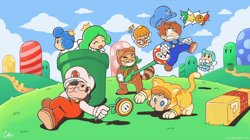 super mario 3d world, 1080P
