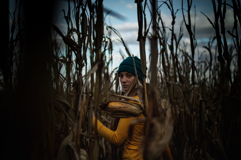nature, land, weather, outdoors, young adult, portrait, forest, clothing, front view, leisure activity, musician, contemplation, human, yellow, leisure activities