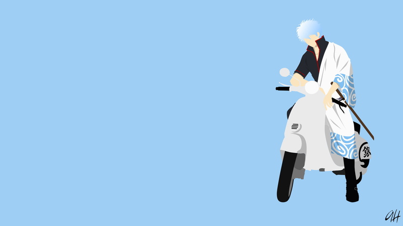 Anime, 1080P, Gintoki Sakata, Minimalist, Gintama