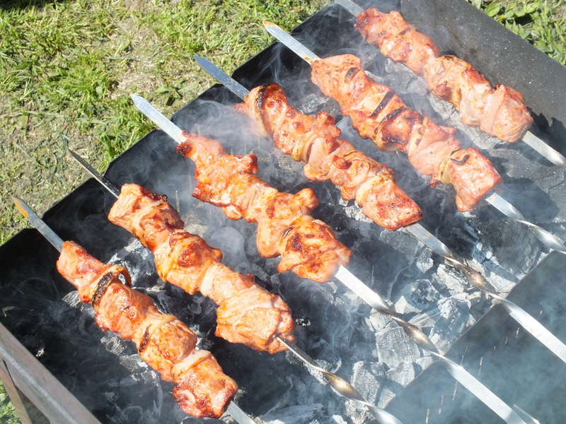 vacation, flame, food, coal, food and drink, picnic, summer, temptation, grilled, no people, bbq, outdoors, tasty, Shish Kebab, day, fried meat, preparing food