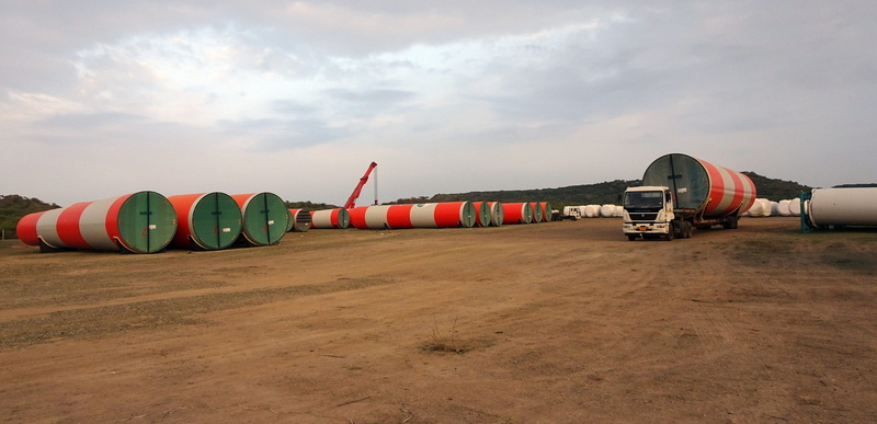 rolling stock, no people, nature, business, gujarat, fuel and power generation, wind mill, pipe - tube, windmill, container, india, storage tank, sustainability