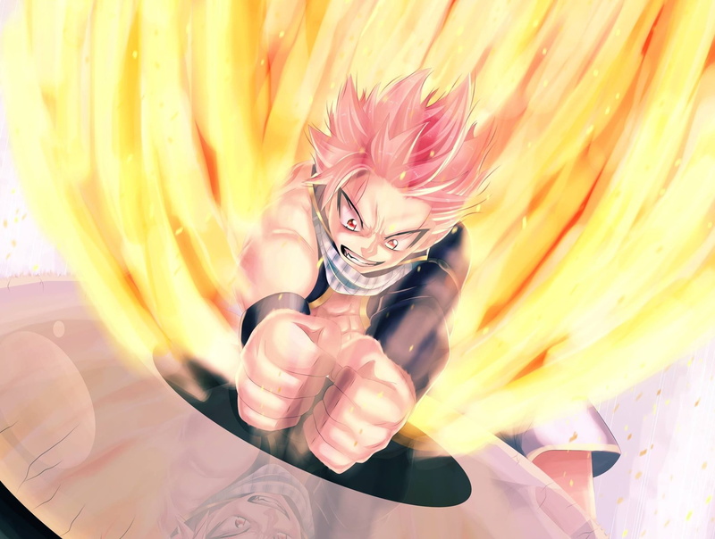 pink color, Fairy Tail, one person, gesturing, women, anime, Dragneel Natsu, finger, indoors, young women, yellow, 1080P, close-up, portrait, fan art