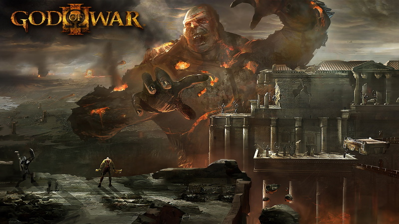 games, 1080P, hd, monster, video, art, god, war, Warrior, god of war 3, Kratos