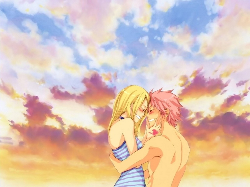 NaLu (Fairy Tail), 720P, Anime, Lucy Heartfilia, Natsu Dragneel, Fairy Tail