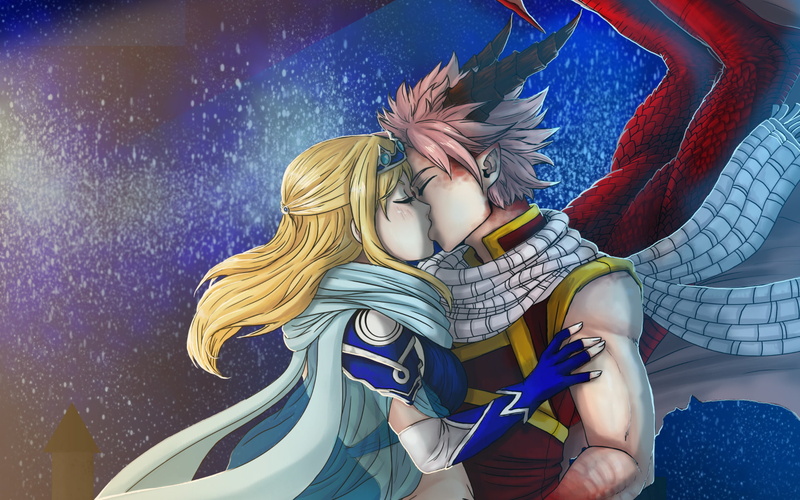 Anime, NaLu (Fairy Tail), 1080P, Natsu Dragneel, Fairy Tail, Lucy Heartfilia