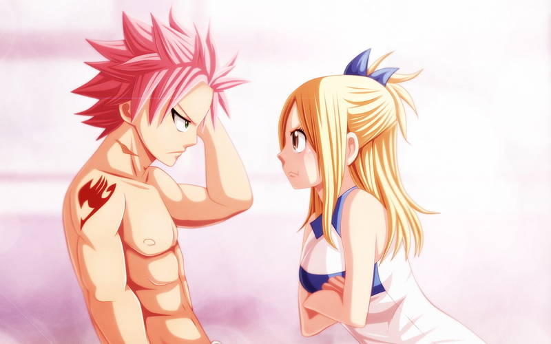blond hair, women, Fairy Tail, Lucy Heartfilia, Natsu Dragneel, adult, fashion, beautiful woman, females, young women, young adult, Anime, lifestyles, depression - sadness
