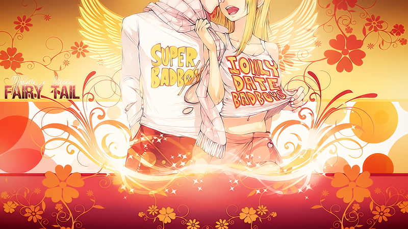 1080P, Natsu Dragneel, Lucy Heartfilia, Anime, Fairy Tail, NaLu (Fairy Tail)